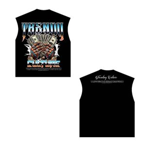 Black - Graphics Sleeveless