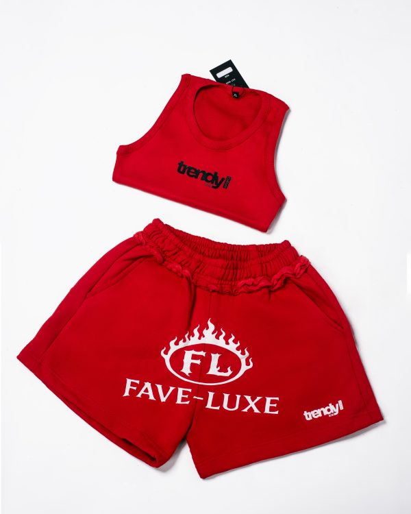 Red on Red - Trendy Girls Classic Set