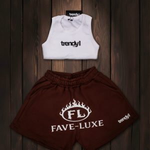 White on Brown – Trendy Girls Classic Set