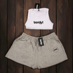 White on Grey – Trendy Girls Classic Set