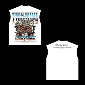 White - Graphics Sleeveless